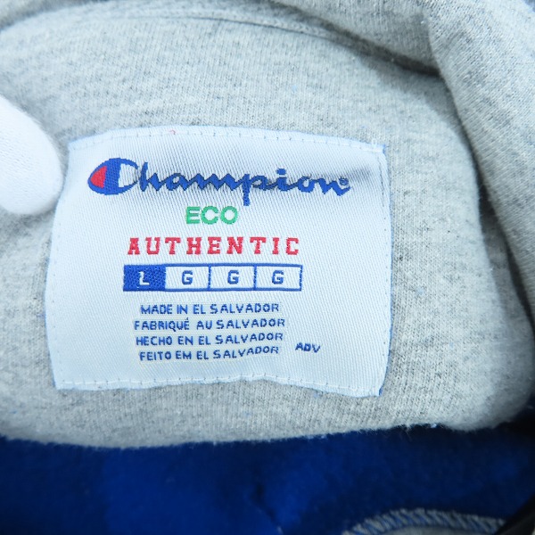実際に弊社で買取させて頂いたChampion/チャンピオン スウェット プルオーバーパーカー Lの画像 2枚目