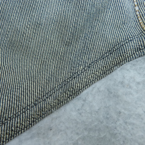 実際に弊社で買取させて頂いたBLESS×Levi's/ブレス×リーバイス OVER JOGGING JEANS/リメイク スウェット切替デニムパンツ 3099/Lの画像 9枚目