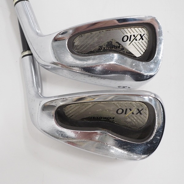 実際に弊社で買取させて頂いたDUNLOP/ダンロップ XXIO FORGED/ゼクシオ フォージド アイアン #5～9,P,A,Sw 8本セット MX1000 FLEX：Rの画像 4枚目
