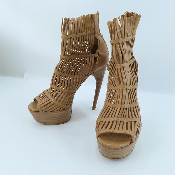 実際に弊社で買取させて頂いたALEXANDER MQUEEN/アレキサンダーマックイーン バックジップ ヒール 36.5