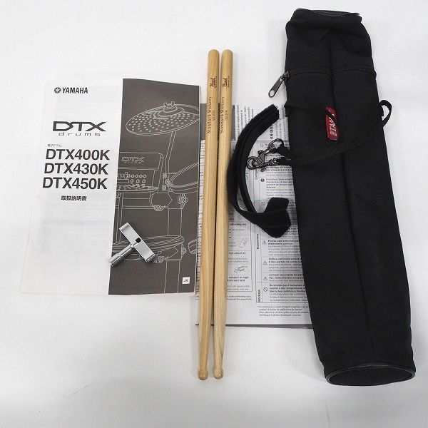 実際に弊社で買取させて頂いた ★YAMAHA/ヤマハ 電子ドラム DTX400シリーズ DTX400KS スローン・スティック付 【動作確認済】の画像 8枚目