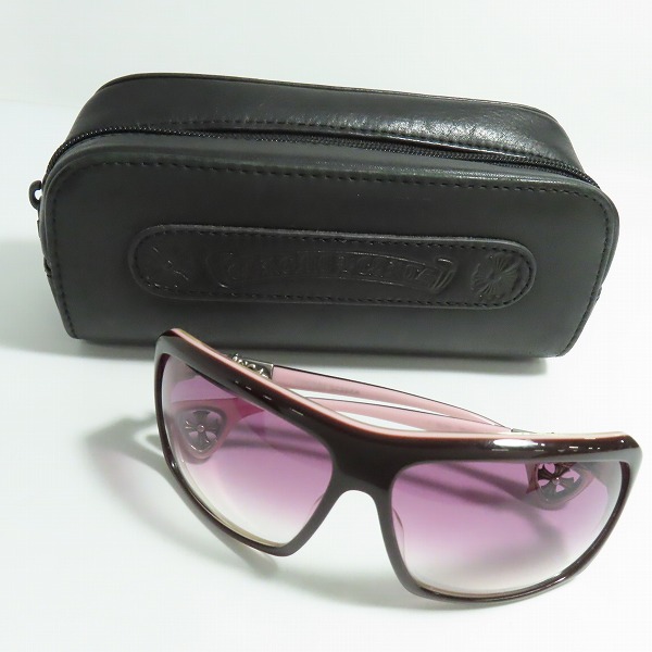 実際に弊社で買取させて頂いたCHROME HEARTS/クロムハーツ THRUST ビッグレンズ サングラス/アイウェアの画像 9枚目