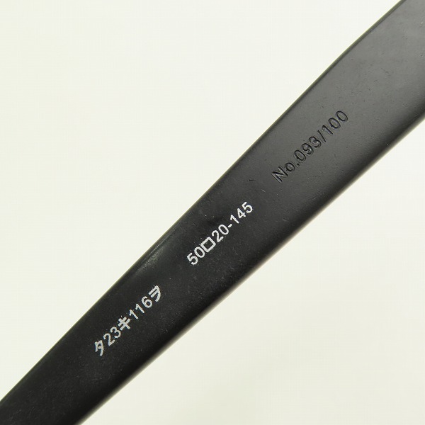 実際に弊社で買取させて頂いたLESS THAN HUMAN × Kinglass/レスザンヒューマン × キングラス 跳ね上げ式 メガネフレーム タ23キ116ヲの画像 6枚目