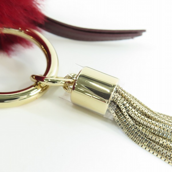 実際に弊社で買取させて頂いたJimmy Choo/ジミーチュウ CALLIE/キャリー ファー チェーン ハンドバッグの画像 7枚目