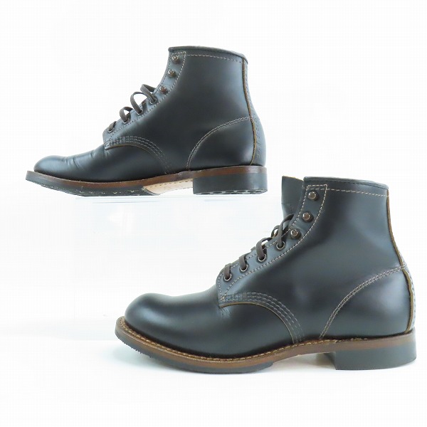 実際に弊社で買取させて頂いたRED WING/レッドウィング ベックマン フラットボックス ブーツ 9060 6.5Dの画像 3枚目
