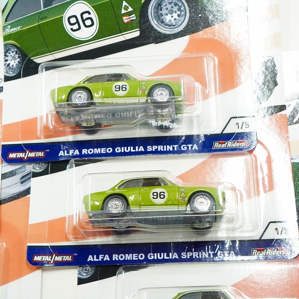 実際に弊社で買取させて頂いた【未開封】Hot Wheels/ホットウィール EURO SPEED ALFA ROMEO GIULIA SPRINT GTA/PORSCHE 993 GT2 ミニカー 5点セットの画像 3枚目