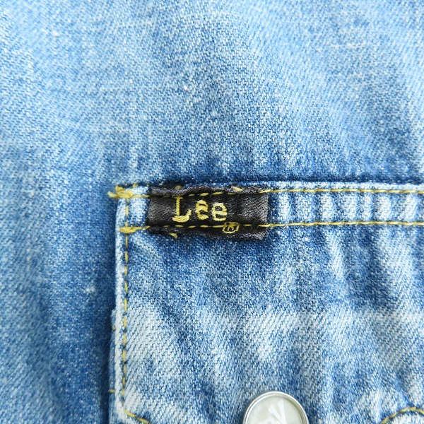 実際に弊社で買取させて頂いたLee × mastermind JAPAN/リー × マスターマインド 袖スカル刺繍/スカルボタン ウエスタンシャツ 95882/Lの画像 5枚目