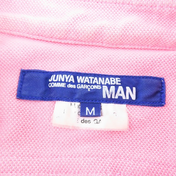 実際に弊社で買取させて頂いたJUNYA WATANABE MAN/ジュンヤワタナベマン ラコステ 長袖シャツ AD2007 WA-B015/Mの画像 2枚目