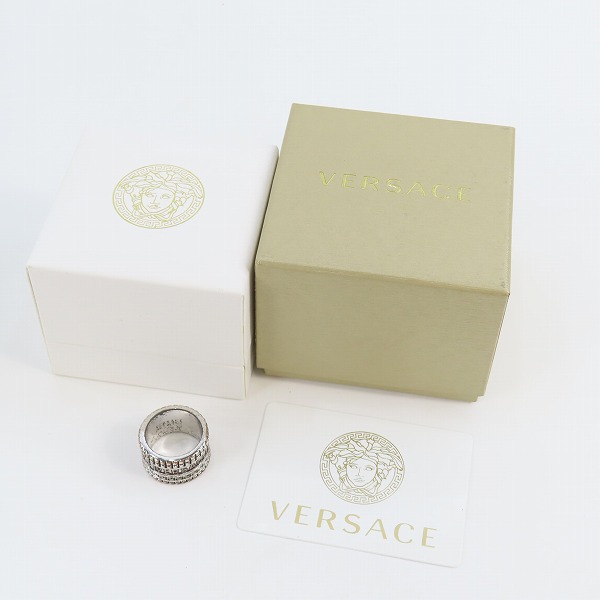実際に弊社で買取させて頂いたVERSACE/ヴェルサーチ ロゴリング 20-21号の画像 7枚目