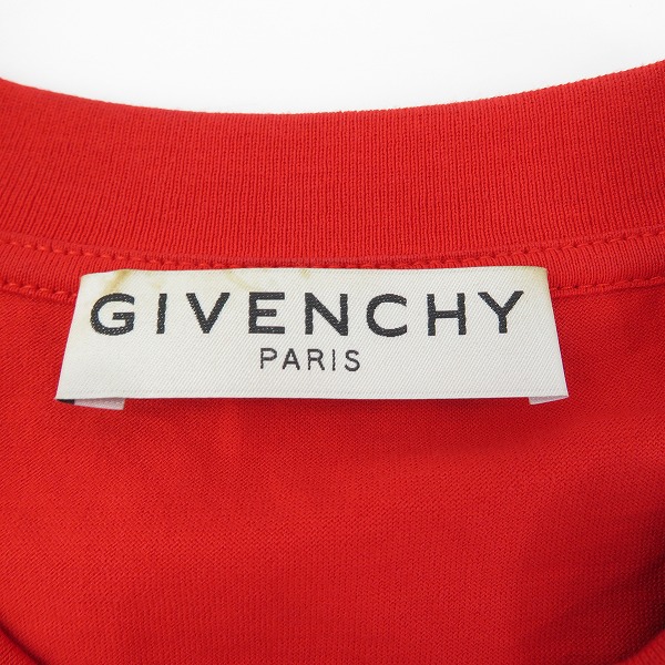 実際に弊社で買取させて頂いた【JPタグ】GIVENCHY/ジバンシィ エンブロイダリーロゴ刺繍 クルーネックTシャツ BM70YC3002/XSの画像 2枚目