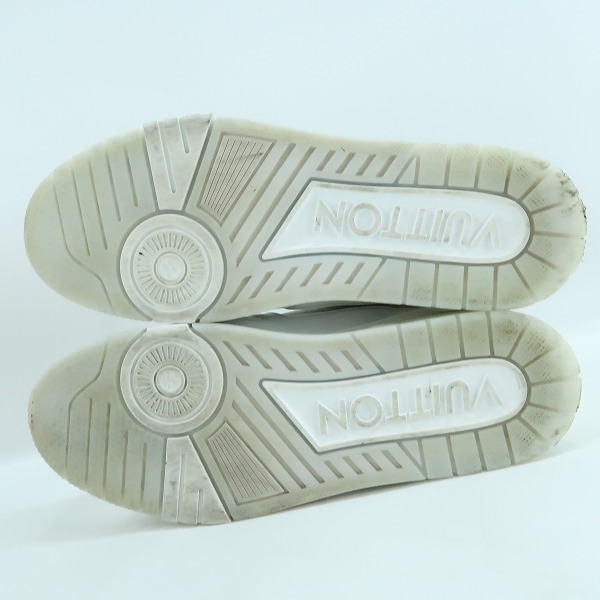 実際に弊社で買取させて頂いたLOUIS VUITTON/ルイヴィトン LVトレイナーライン レザースニーカー GO0233/8.5の画像 2枚目