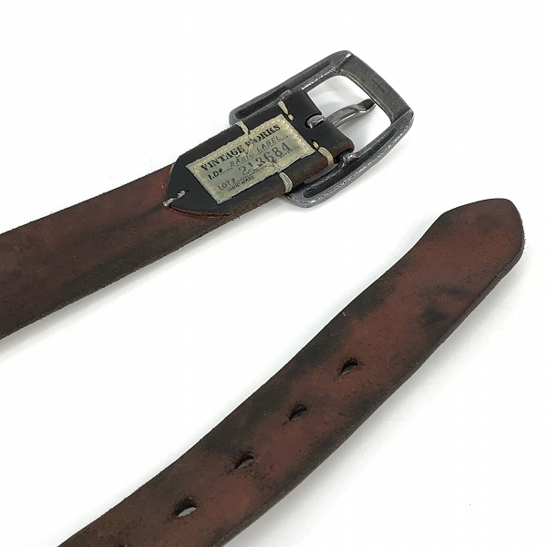 実際に弊社で買取させて頂いたVINTAGE WORKS/ヴィンテージ ワークス レザーベルト DH5536 35/89の画像 2枚目
