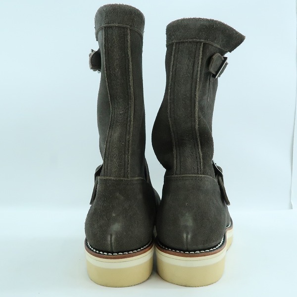 実際に弊社で買取させて頂いたKAZUYUKI KUMAGAI ATTACHMENT/カズユキクマガイ アタッチメント レザー スエード ブーツ ダークグレー AA22-419/41の画像 1枚目