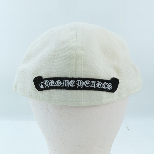 実際に弊社で買取させて頂いたCHROME HEARTS/クロムハーツ CH刺繍 ベースボールキャップ 7 3/4の画像 4枚目