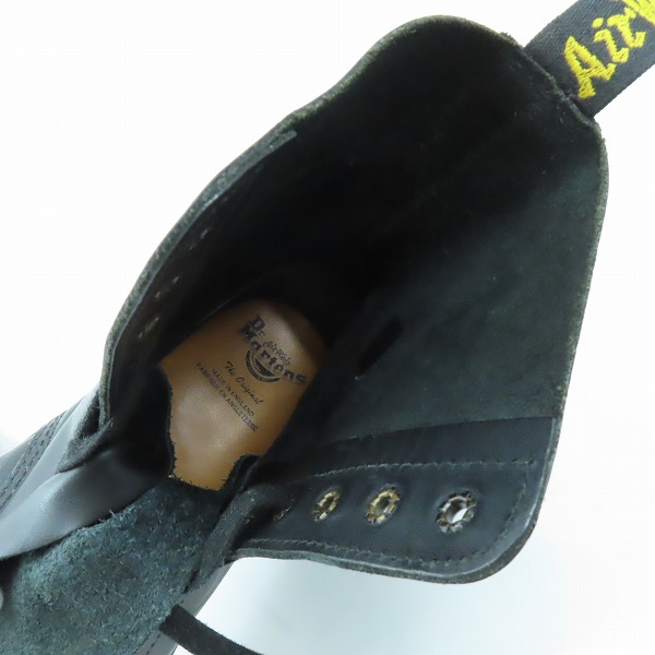 実際に弊社で買取させて頂いたDr.Martens/ドクターマーチン スチールトゥ/10ホールブーツ/BOOTS ブラック 1919 VR2/9の画像 4枚目