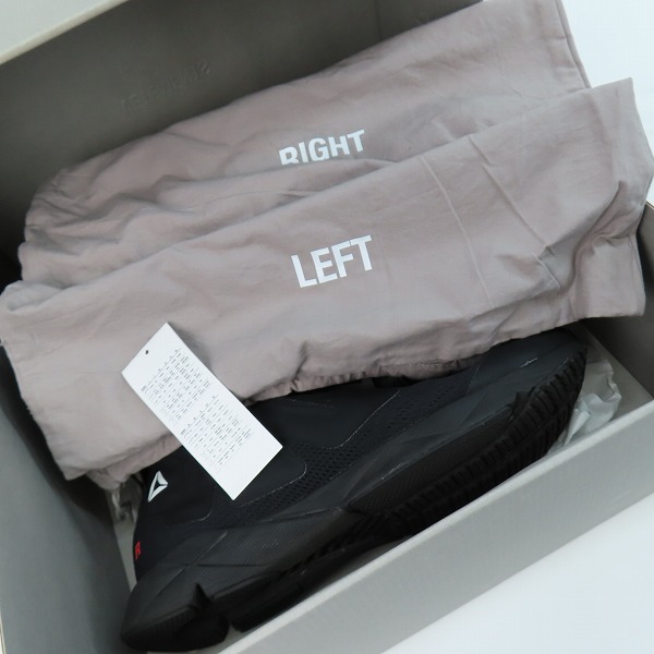 実際に弊社で買取させて頂いたVETEMENTS×Reebok/ヴェトモン×リーボック PUMP SUPREME VETE/ポンプ シュプリーム ブラック BS7051/29.5の画像 8枚目