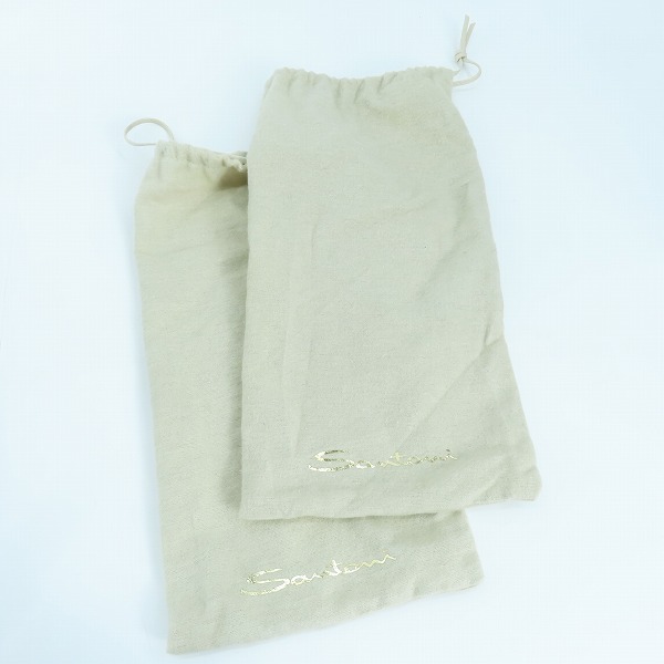 実際に弊社で買取させて頂いたSantoni/サントーニ ストレートチップ レザードレスシューズ/革靴 13379/6.5の画像 7枚目