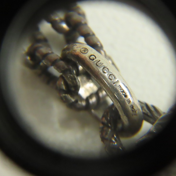 実際に弊社で買取させて頂いたGUCCI/グッチ インターロッキングGGロゴ 印唐草模様 アラベスク ネックレス/ペンダントの画像 4枚目