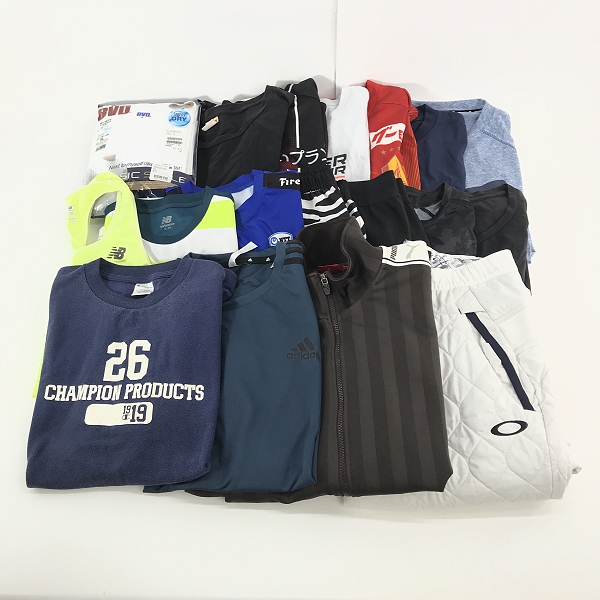 実際に弊社で買取させて頂いた【おまとめ】プーマ/アディダス/チャンピオン 等 Tシャツ/ジャージ/トレーニングウェア 他 