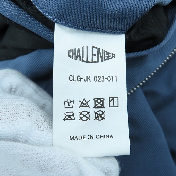 実際に弊社で買取させて頂いたCHALLENGER/チャレンジャー LOGO WORK JACKET/ロゴ ワーク ジャケット CLG-JK 023-011/Sの画像 4枚目