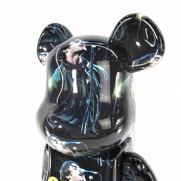 実際に弊社で買取させて頂いた★BE@RBRICK/ベアブリック OASIS KNEBWORTH 1996 Liam Gallagher/オアシス ネブワース 1996 リアムギャラガー 1000％ の画像 3枚目