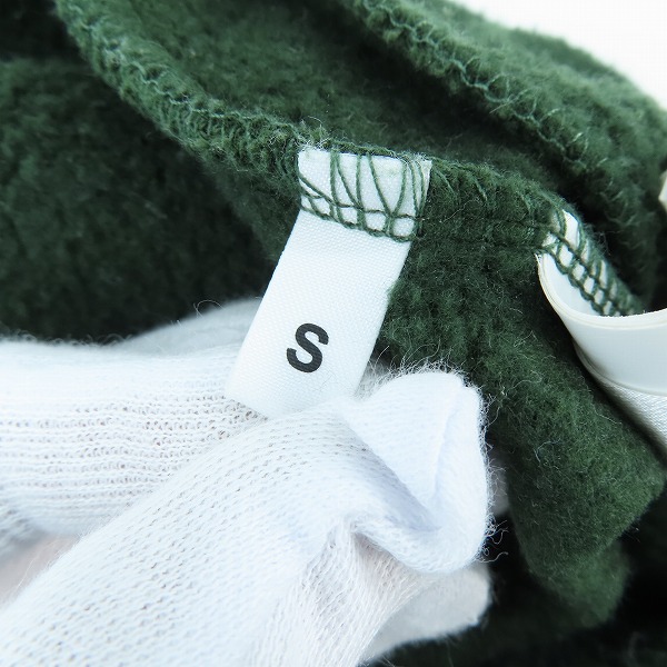 実際に弊社で買取させて頂いたA BATHING APE/アベイシングエイプ COLLEGE BADGES/カレッジデザイン スウェットパンツ グリーン Sの画像 4枚目