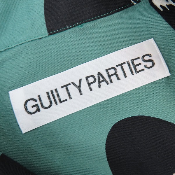 実際に弊社で買取させて頂いたWACKO MARIA/ワコマリア 24SS RECORDS HAWAIIAN SHIRT GREEN/レコードハワイアンシャツ/Lの画像 2枚目