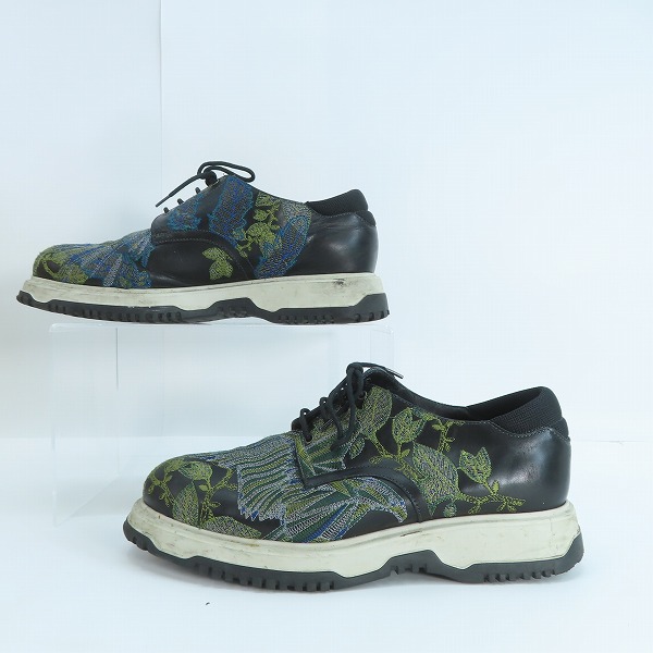 実際に弊社で買取させて頂いた(1)EMPORIO ARMANI/エンポリオ アルマーニ  ローカット スニーカー 総柄 X4C444/6の画像 3枚目