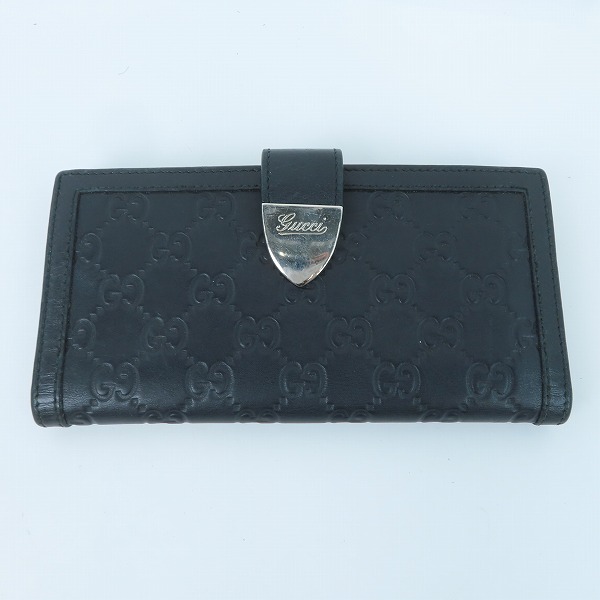 実際に弊社で買取させて頂いたGUCCI/グッチ シマ レザー 二つ折り長財布