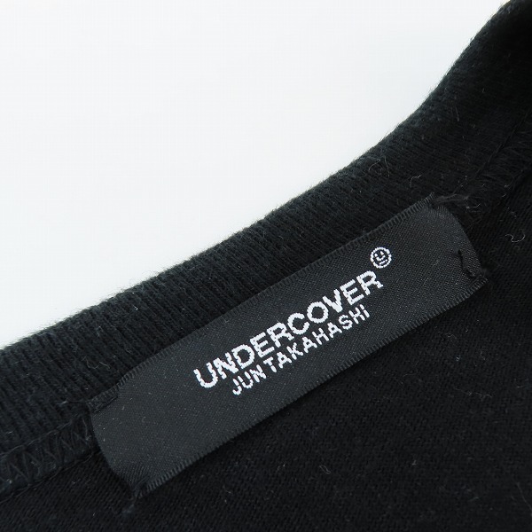 実際に弊社で買取させて頂いたUNDERCOVER/アンダーカバー 23SS 衿2連ZIP半袖PKTEE/ポケット Tシャツ ブラック UC1C4801/2の画像 2枚目