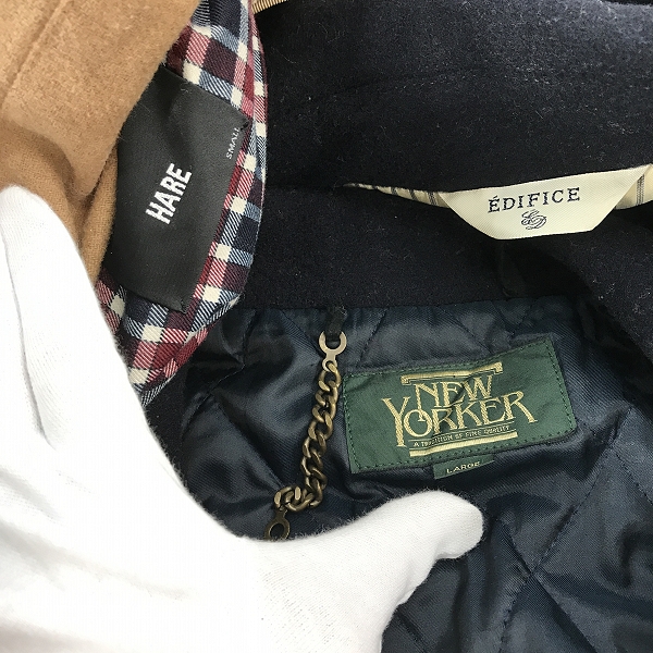 実際に弊社で買取させて頂いた【おまとめ】ニューヨーカー/エディフィス 等 コート/アウター 他 メンズ/レディースの画像 1枚目
