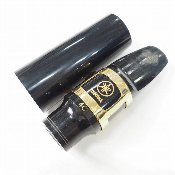 実際に弊社で買取させて頂いたYAMAHA/ヤマハ 4C アルトサックス用 マウスピース リガチャー・キャップ付きの画像 8枚目