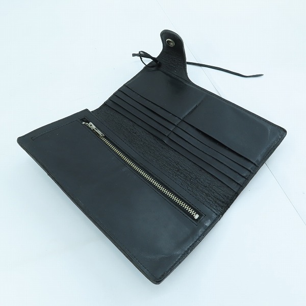 実際に弊社で買取させて頂いたPORTER 925/ポーター キューニーゴ SV925/レザー 長財布/ロングウォレットの画像 3枚目