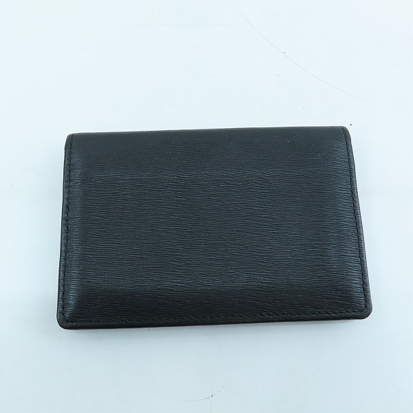 実際に弊社で買取させて頂いたPORTER/ポーター 二つ折り カードケース ブラックの画像 1枚目