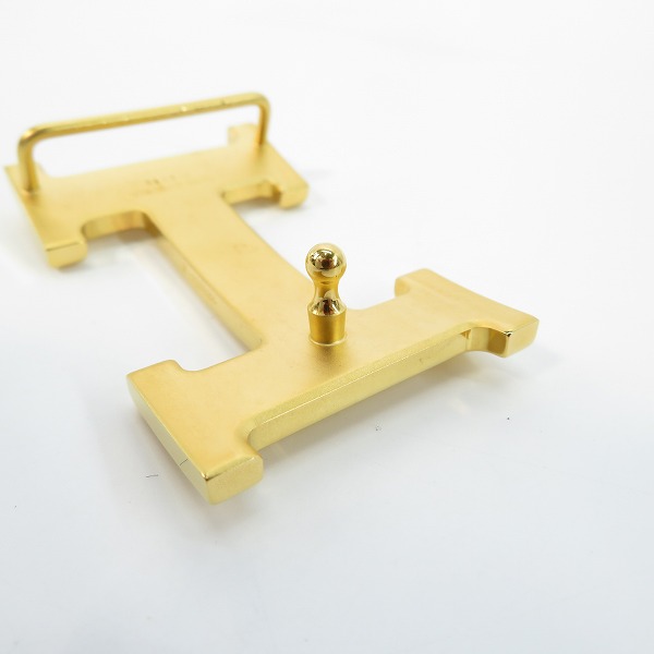 実際に弊社で買取させて頂いたHERMES/エルメス H ベルト バックル ゴールドの画像 5枚目