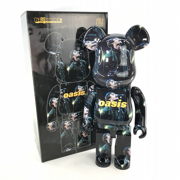 実際に弊社で買取させて頂いた★BE@RBRICK/ベアブリック OASIS KNEBWORTH 1996 Liam Gallagher/オアシス ネブワース 1996 リアムギャラガー 1000％ 