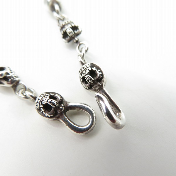 実際に弊社で買取させて頂いた【ギャラ付き】Justin Davis/ジャスティンデイビス SKULL DIVINE/スカルディバイン チェーン SNJ126の画像 2枚目