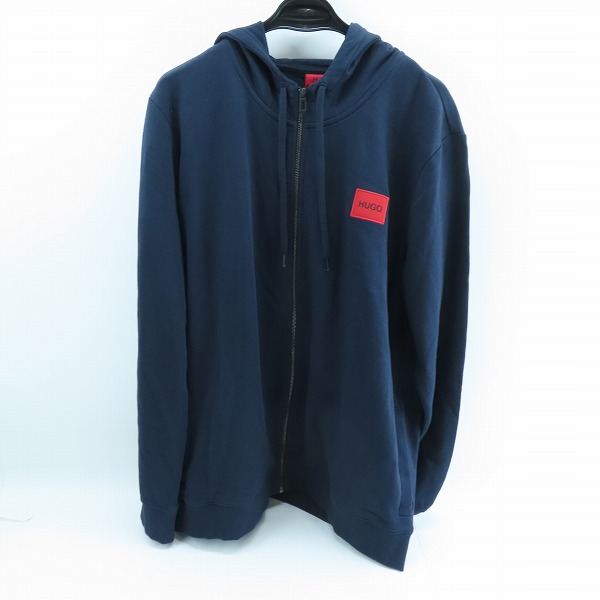 実際に弊社で買取させて頂いた【未使用】HUGO BOSS/ヒューゴボス ジップアップパーカー 10187077 XXL