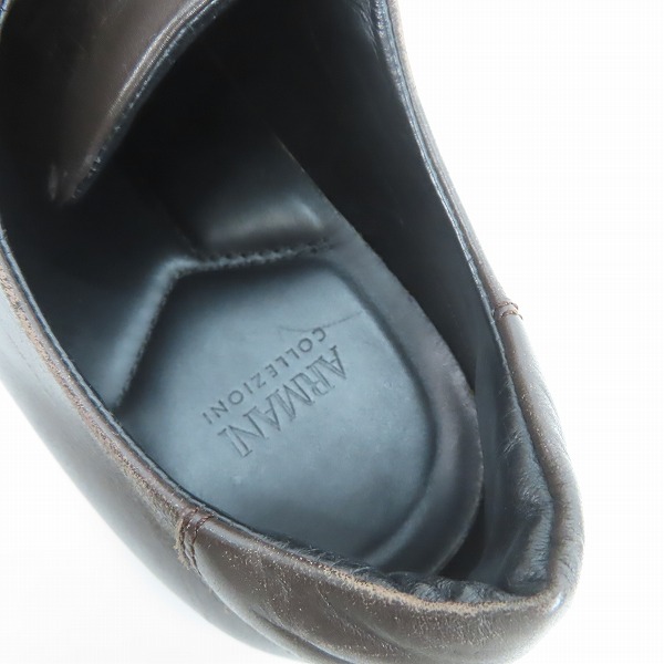 実際に弊社で買取させて頂いたARMANI COLLEZIONI/アルマーニコレッツォーニ チャッカ スニーカー 41の画像 4枚目