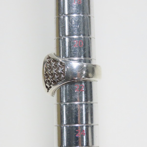 実際に弊社で買取させて頂いたCHROME HEARTS×MATTY BOY/クロムハーツ×マッティボーイ SPEC RING/スペック リング 21-22号の画像 8枚目