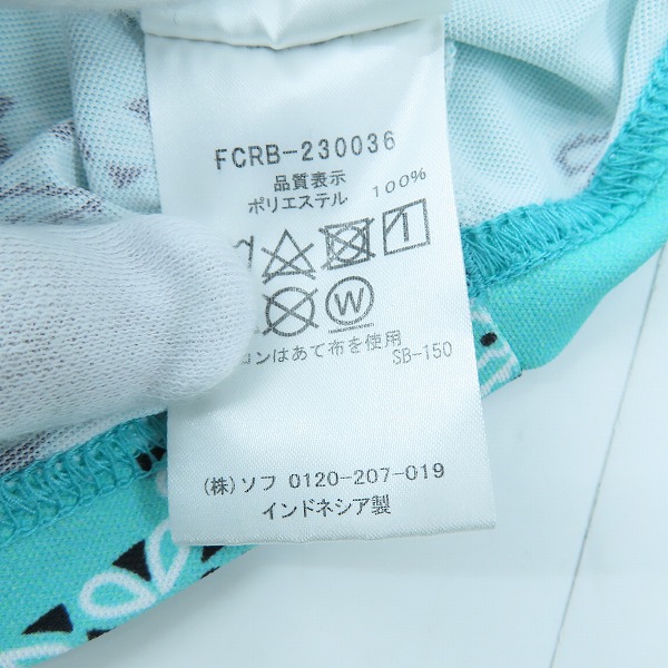 実際に弊社で買取させて頂いたF.C.R.B./F.C.Real Bristol/エフシーレアルブリストル 23SS WHOLE PATTERN S/S POLO FCRB-230036 Lの画像 3枚目