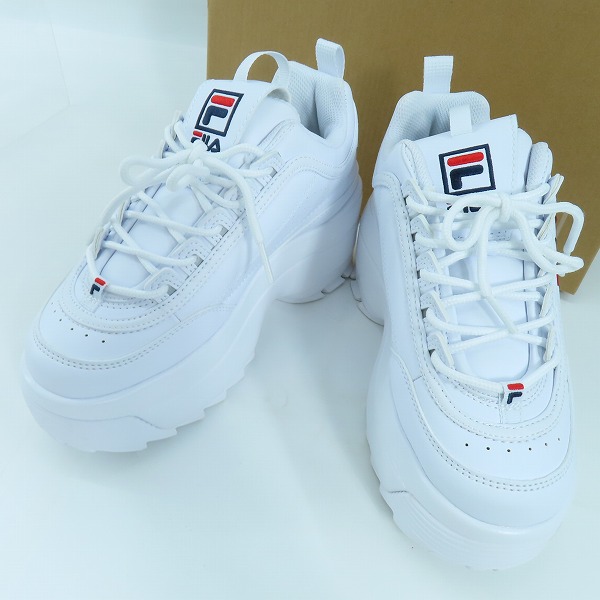 実際に弊社で買取させて頂いたFILA/フィラ Disruptor II Wedge/ディスラプター ウェッジ WFW22044-125/22.5
