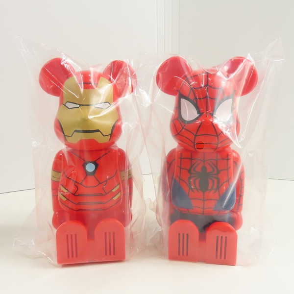 実際に弊社で買取させて頂いた【内袋未開封】BE@RBRICK/ベアブリック マーベルシリーズ クレベリン スティック用カバー 全8種セットの画像 4枚目