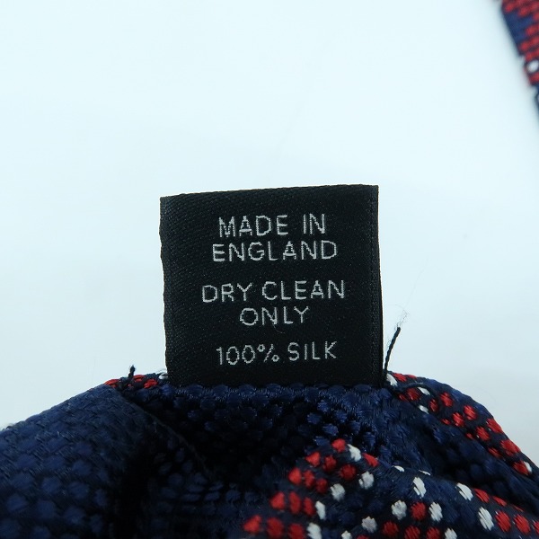 実際に弊社で買取させて頂いた【未使用】Dunhill/ダンヒル ロゴ 総柄 ネクタイの画像 5枚目