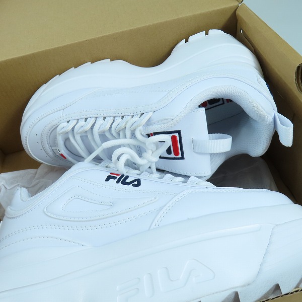 実際に弊社で買取させて頂いたFILA/フィラ Disruptor II Wedge/ディスラプター ウェッジ WFW22044-125/22.5の画像 7枚目