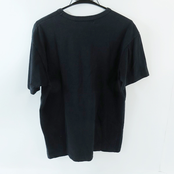 実際に弊社で買取させて頂いたBLACK COMME des GARCONS/ブラックコムデギャルソン ワッペン Tシャツ Lの画像 1枚目