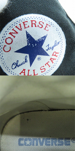 実際に弊社で買取させて頂いたCONVERSE/コンバース CANVAS ALL STAR HI オールスター ハイカットスニーカー M9160/28の画像 7枚目