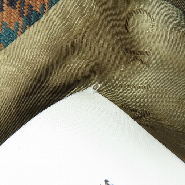 実際に弊社で買取させて頂いたMACKINTOSH/マッキントッシュ チェック柄 ウール オーバーサイズ ステンカラーコート BLACKRIDGE GM-113F/36の画像 8枚目