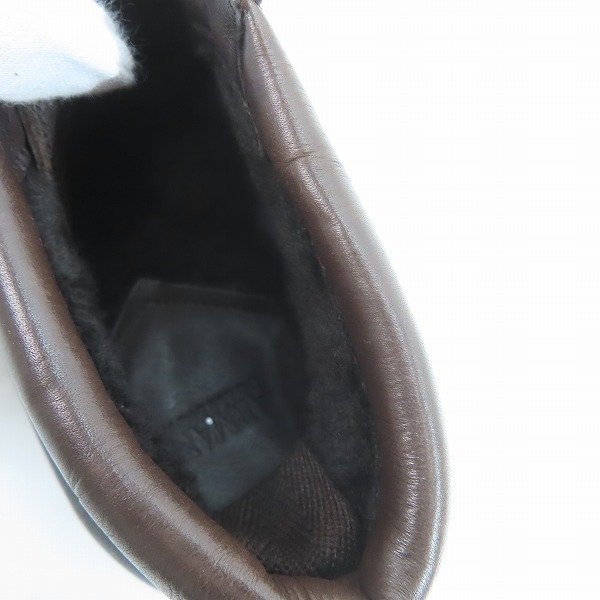 実際に弊社で買取させて頂いたARMANI COLLEZIONI/アルマーニコレッツォーニ レザーチャッカブーツ 40の画像 4枚目