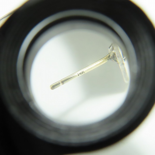 実際に弊社で買取させて頂いたChrome Hearts/クロムハーツ WIDE HOOP CH PLUS LG/ワイドフープ シルバーピアスの画像 7枚目